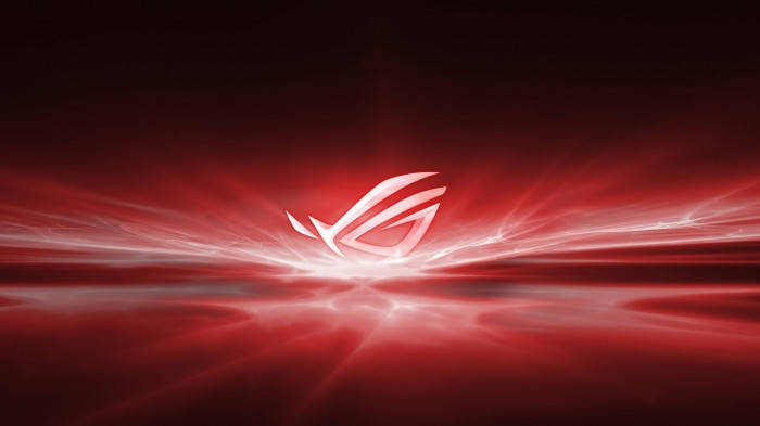 Red Energy Asus Rog Logo Wallpaper