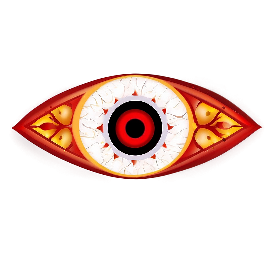 Red Evil Eye Png Moa26 PNG