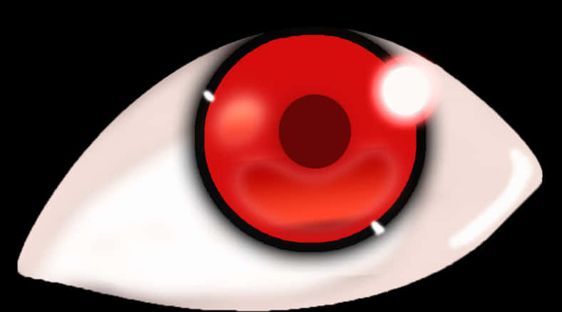 Red Eye Effect Illustration PNG