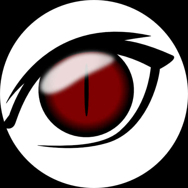 Red Eye Graphic Art PNG