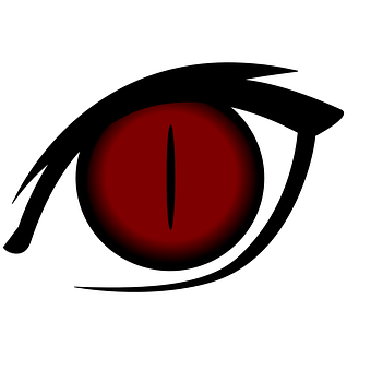 Red Eye Graphic Icon PNG