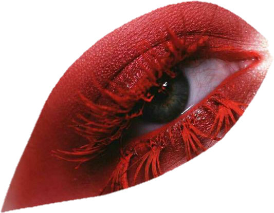Red Eye Makeup Closeup.png PNG