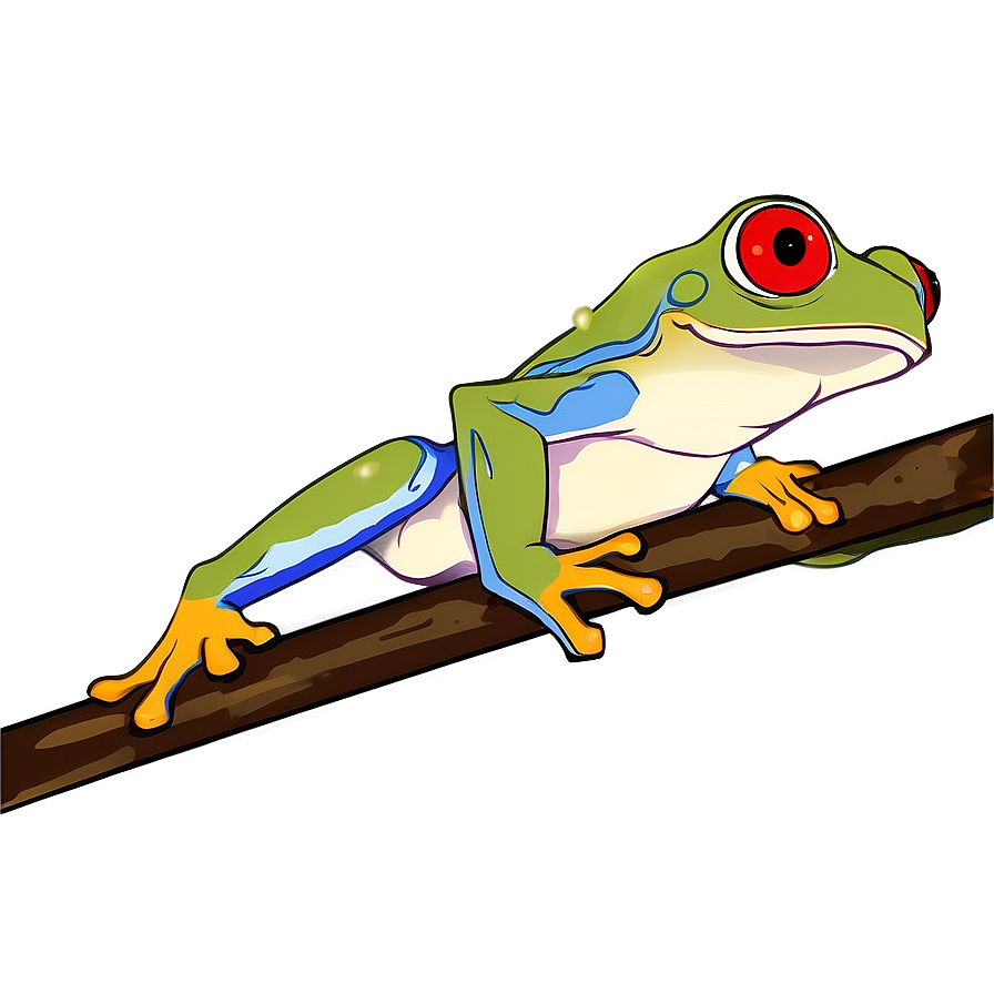 Red-eyed Tree Frog Png 05032024 PNG