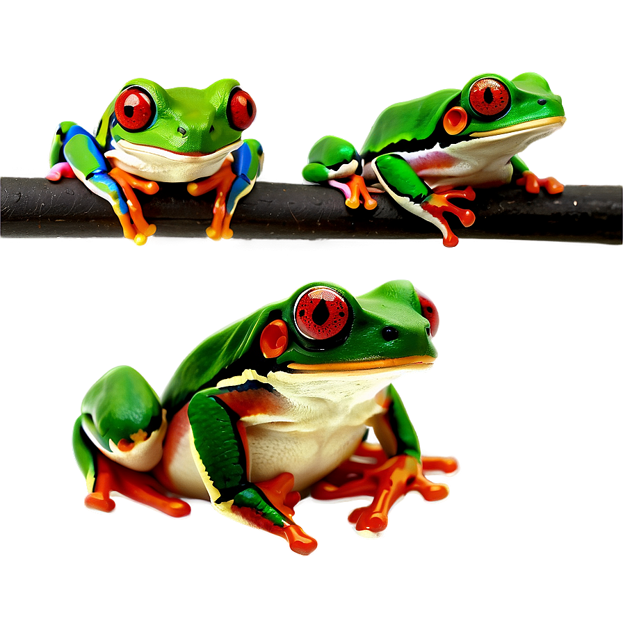 Red-eyed Tree Frog Png 05032024 PNG