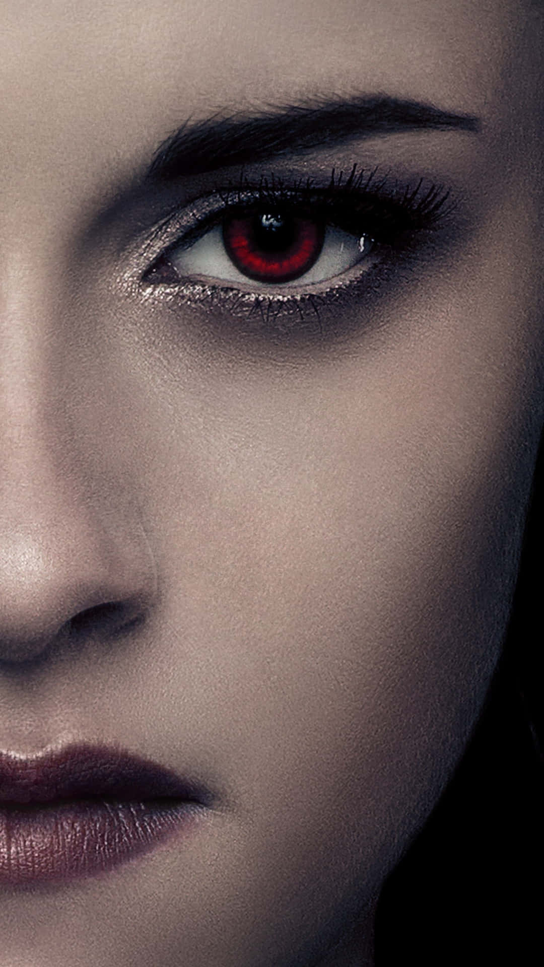 Red Eyed Vampire Portrait Wallpaper