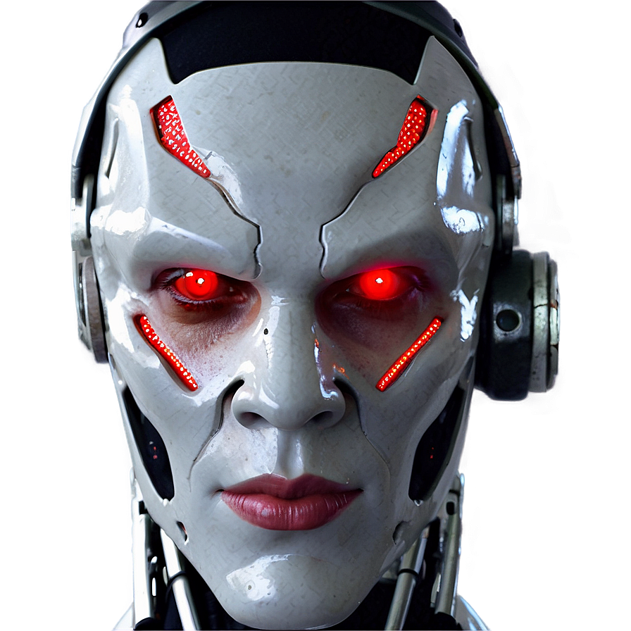 Red Eyes Cyborg Png Ajw PNG