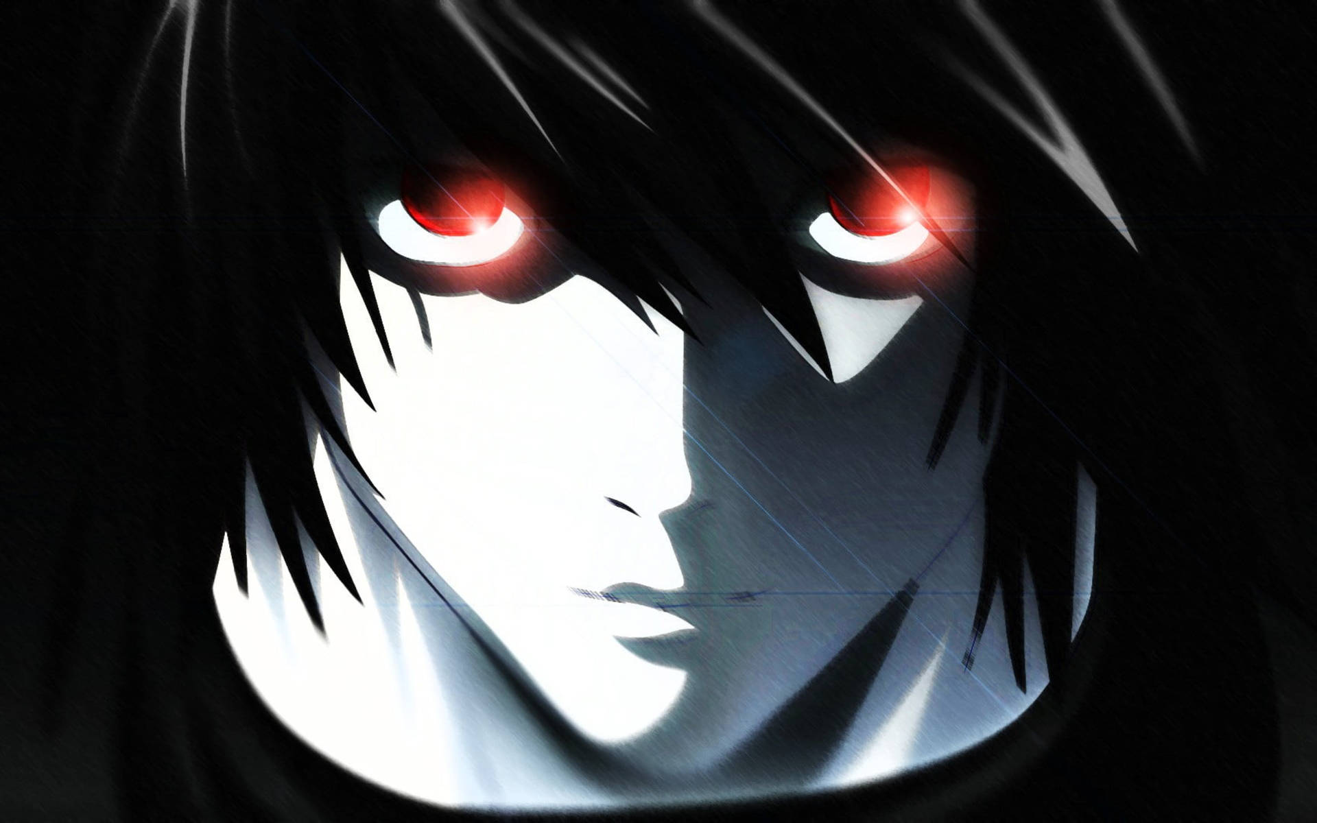 Red Eyes Death Note L Background