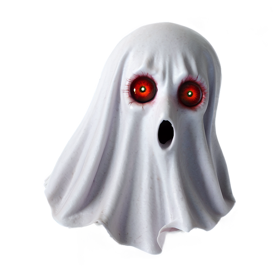 Red Eyes Ghost Png 05252024 PNG