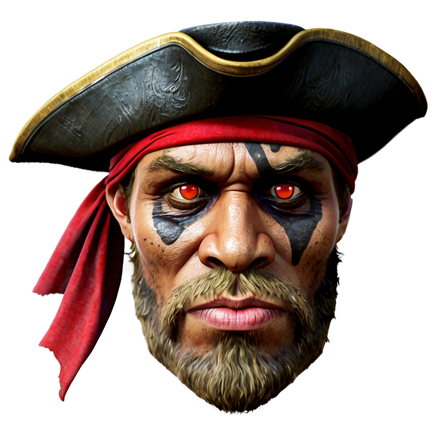 Download Red Eyes Pirate Png 62 | Wallpapers.com