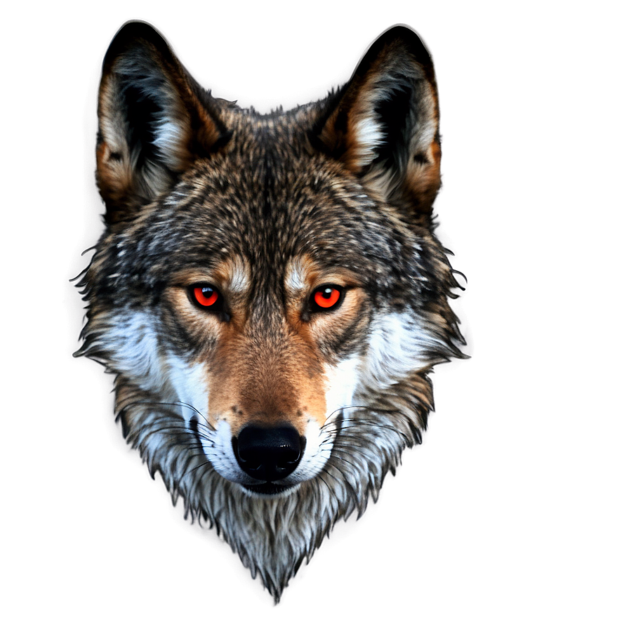 Download Red Eyes Wolf Png Gyf27 | Wallpapers.com