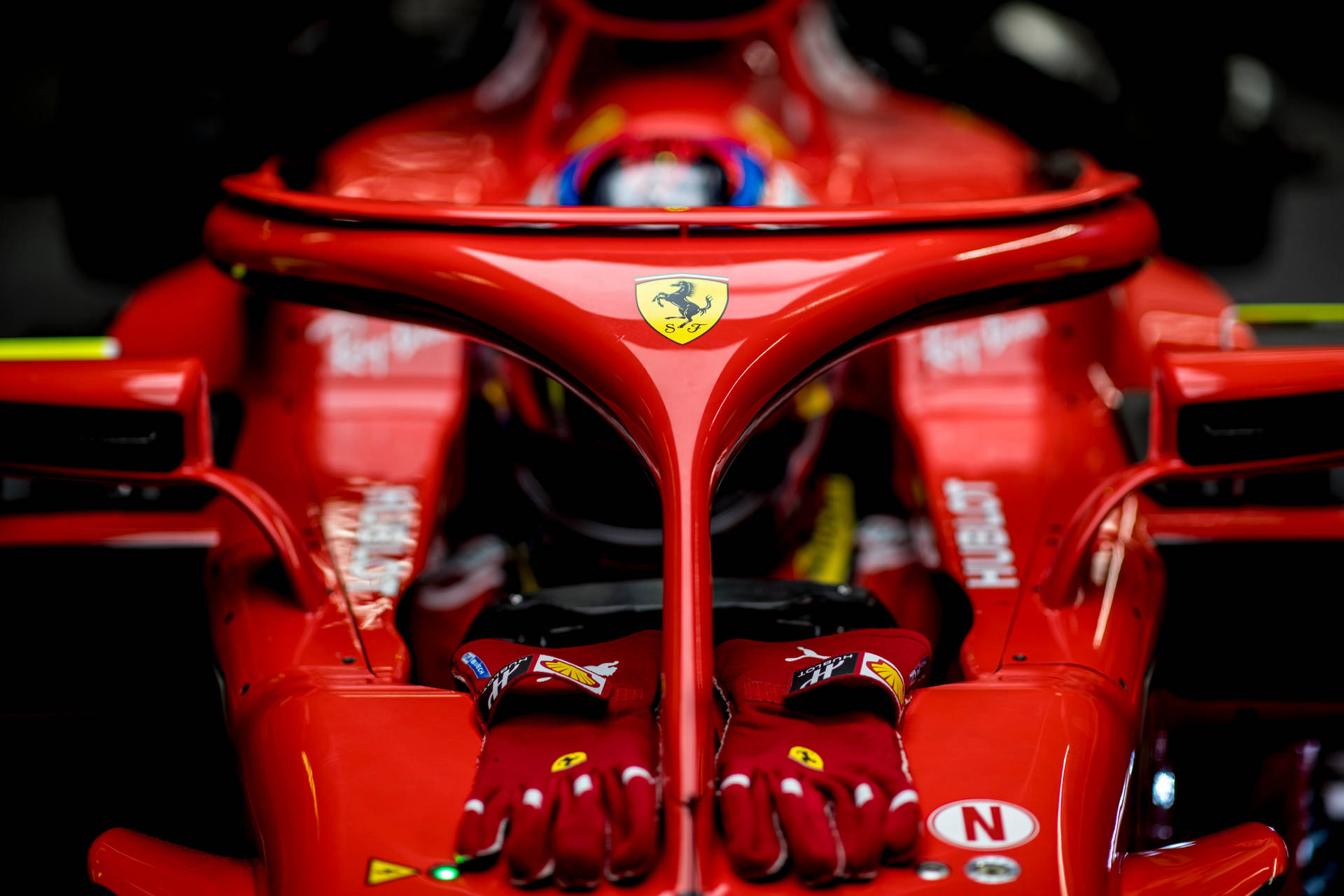 Red F1 Ferrari Interior