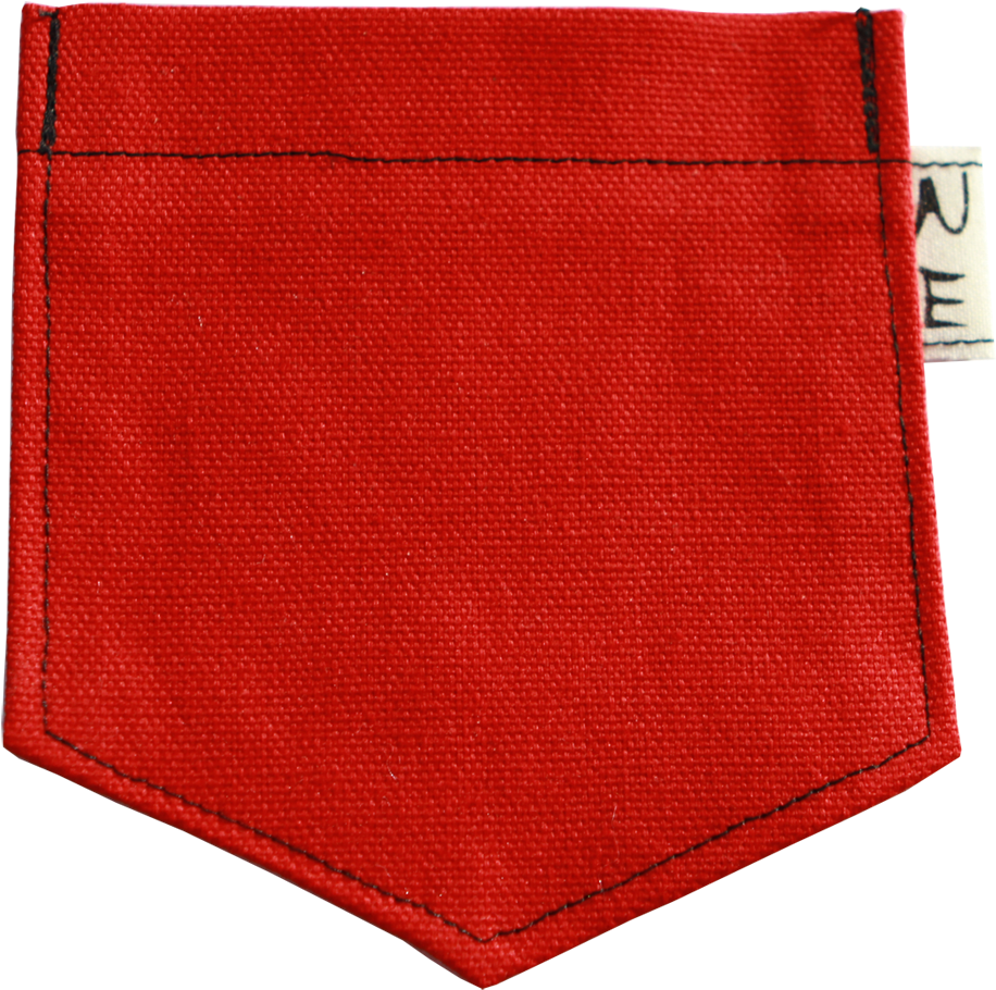 Red Fabric Pocket Square PNG
