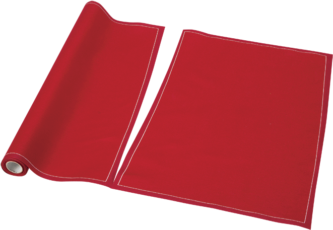 Red Fabric Rolland Sheet PNG