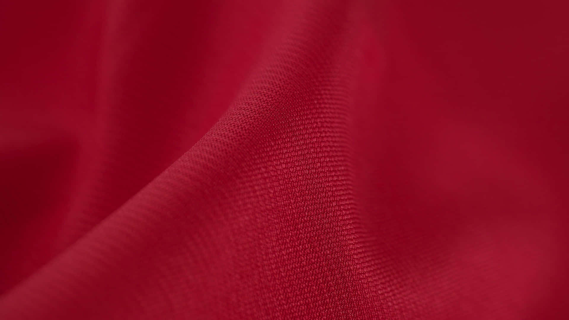Red Fabric Texture And Folds Wallpaper