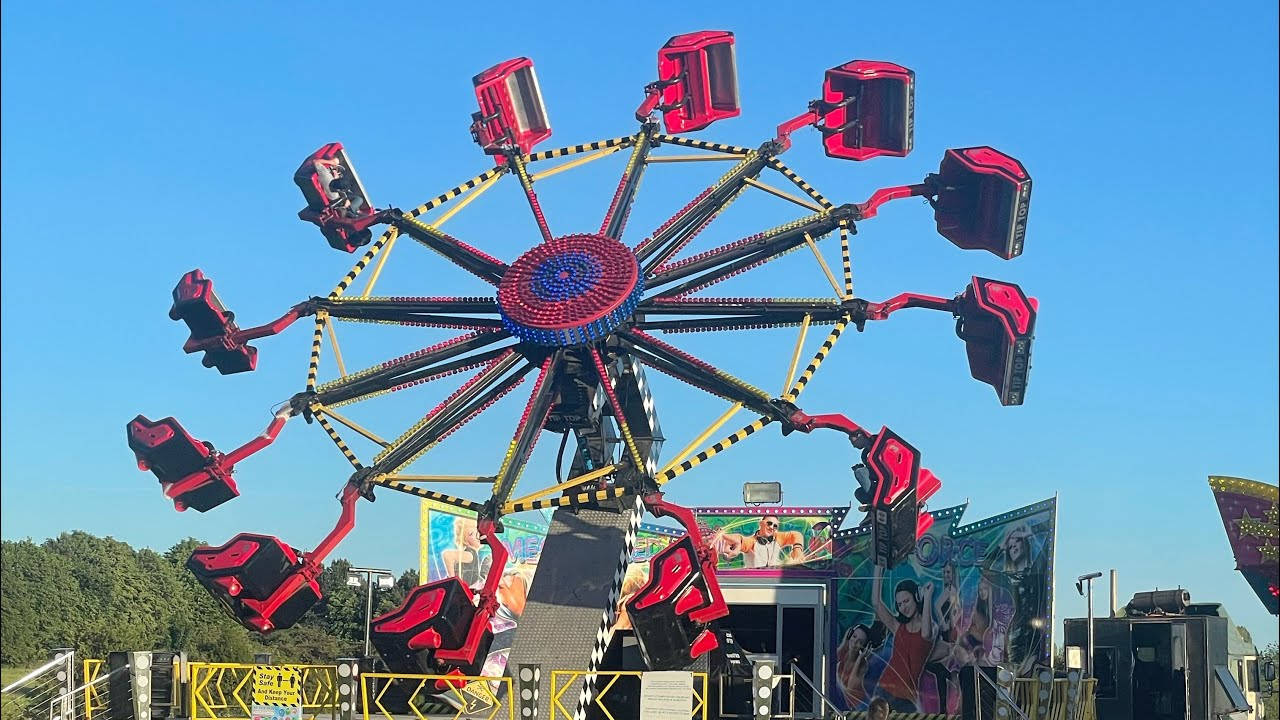 Red Fair Ride Picture