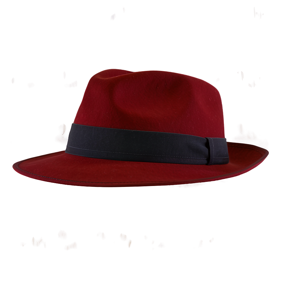 Red Fedora Png 05252024 PNG