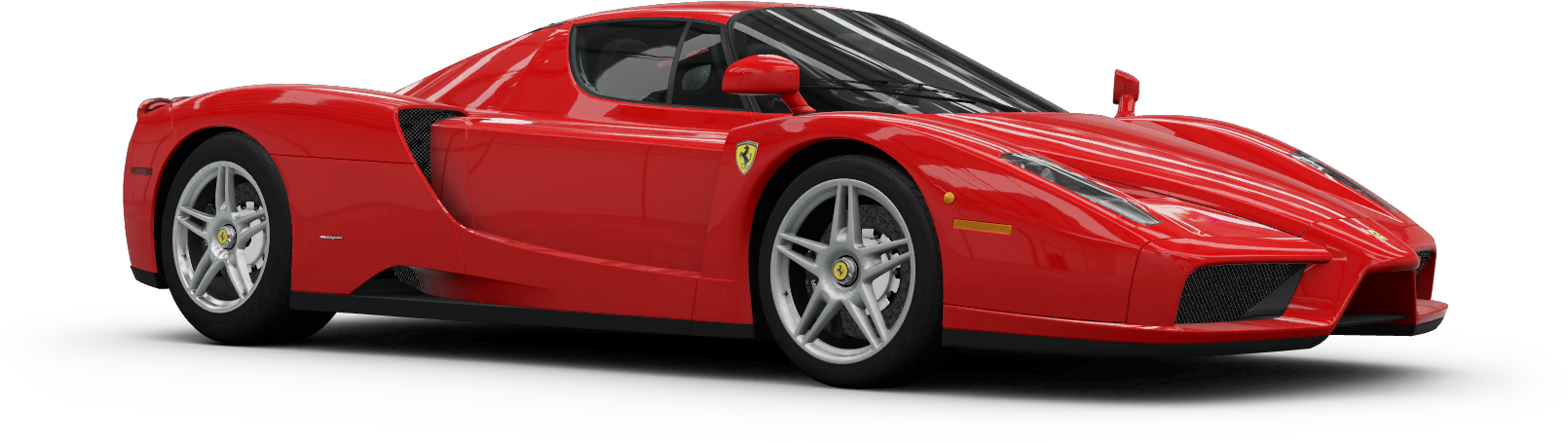 Red Ferrari Enzo Side View PNG