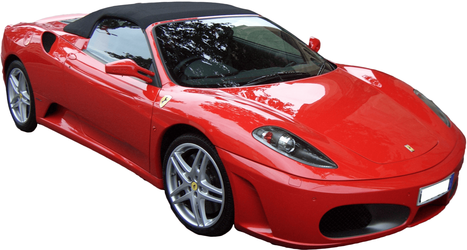 Red Ferrari F430 Spider Convertible PNG