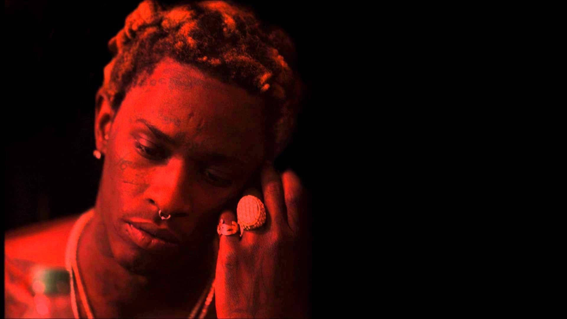 Young Thug's Unique Red Filter Look Wallpaper