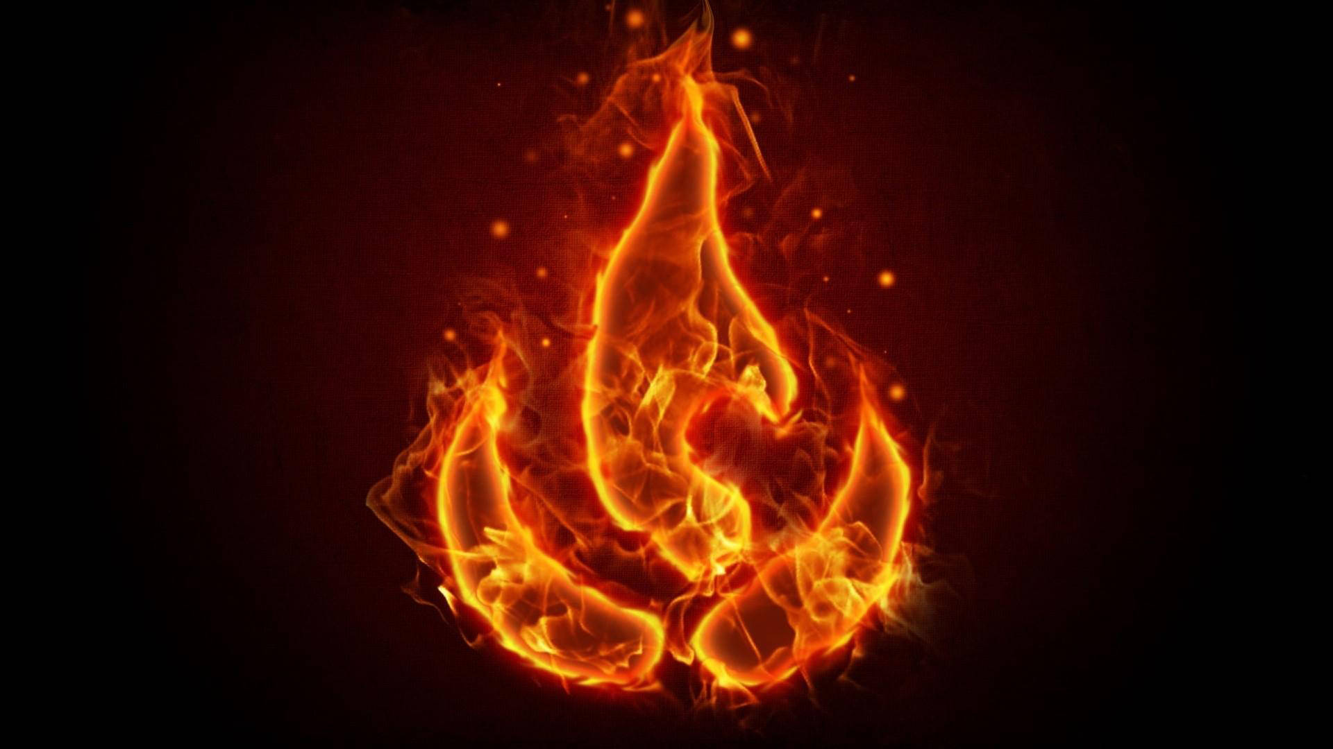 Download Red Fire Anime Emblem Wallpaper 