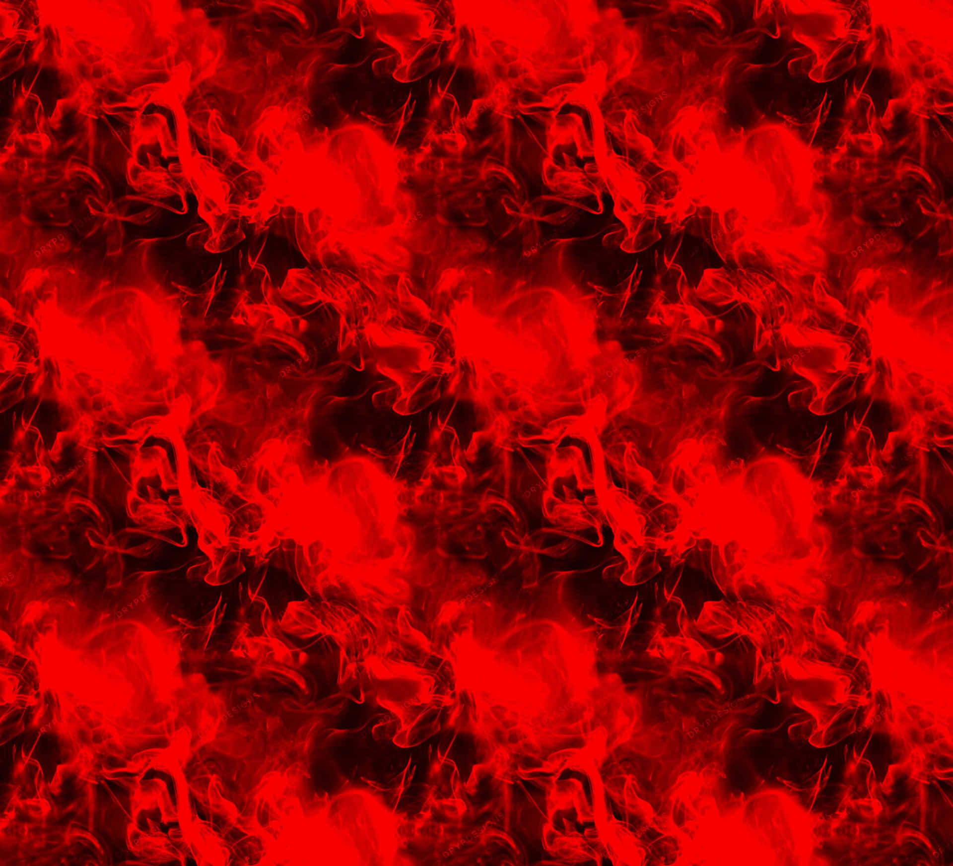 A Red And Black Abstract Pattern