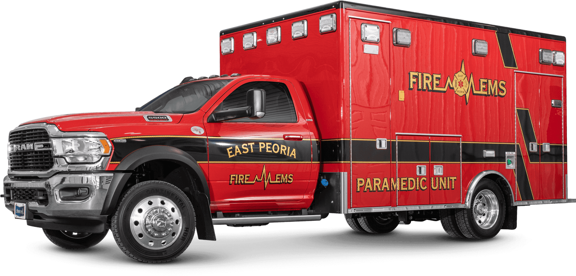 Red Fire E M S Paramedic Unit Vehicle PNG