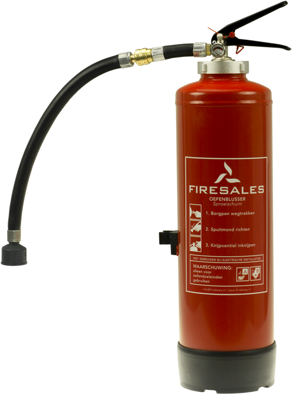 Red Fire Extinguisher Training Unit PNG