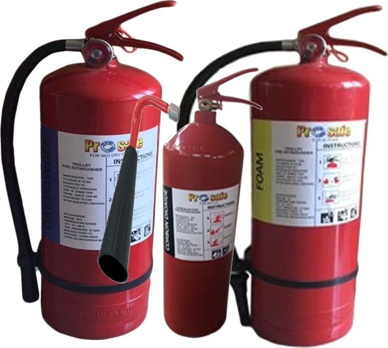 Red Fire Extinguishers Variety PNG