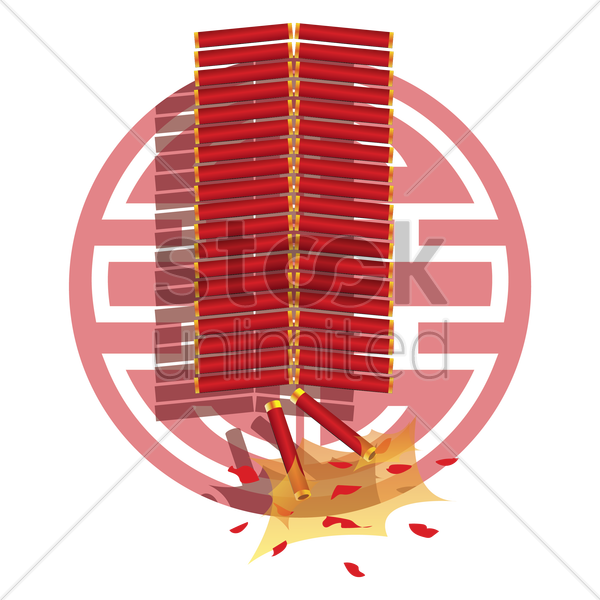 Red Firecrackers Cartoon Illustration PNG