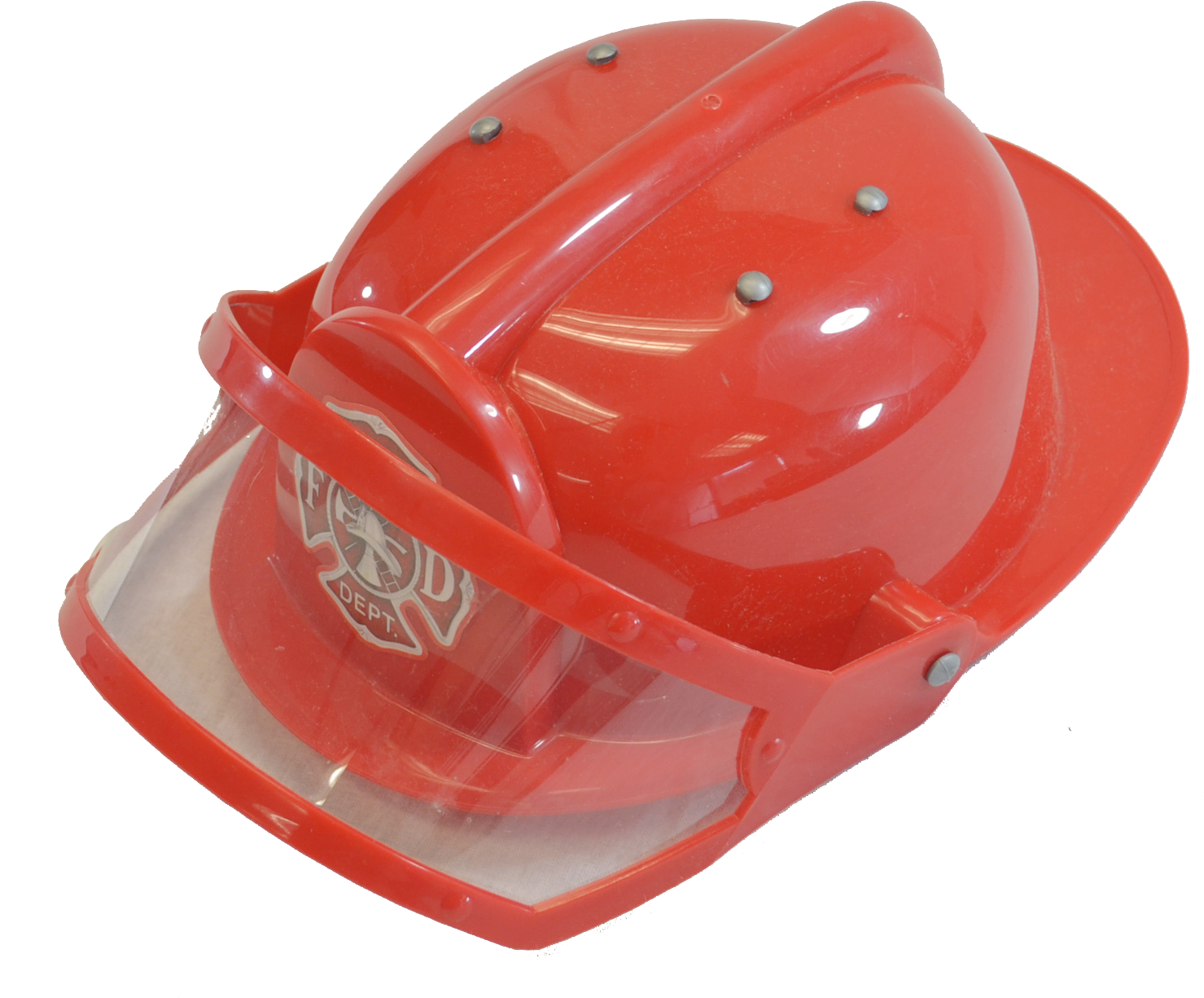 Red Firefighter Helmet PNG