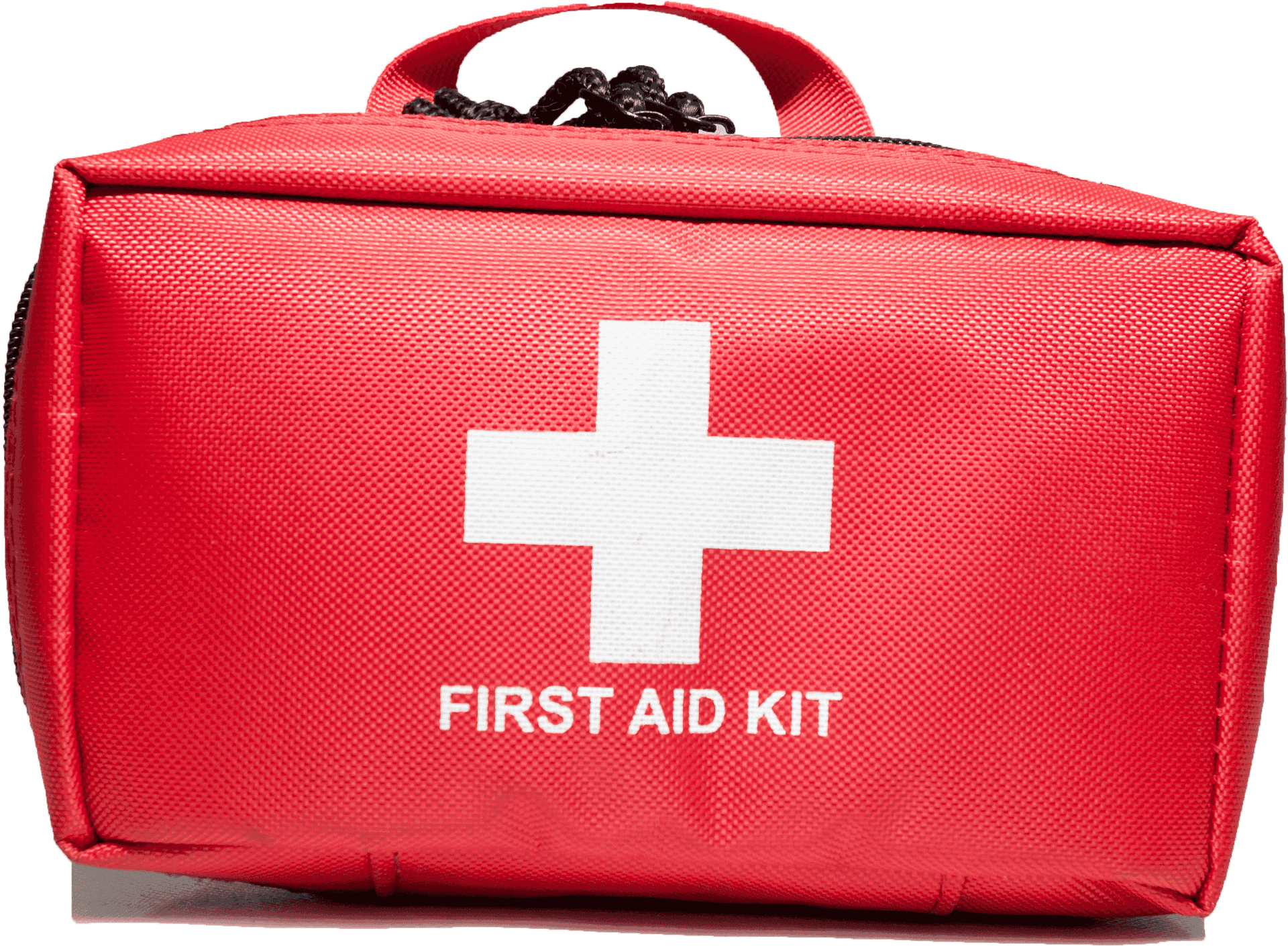 Red First Aid Kit Bag PNG