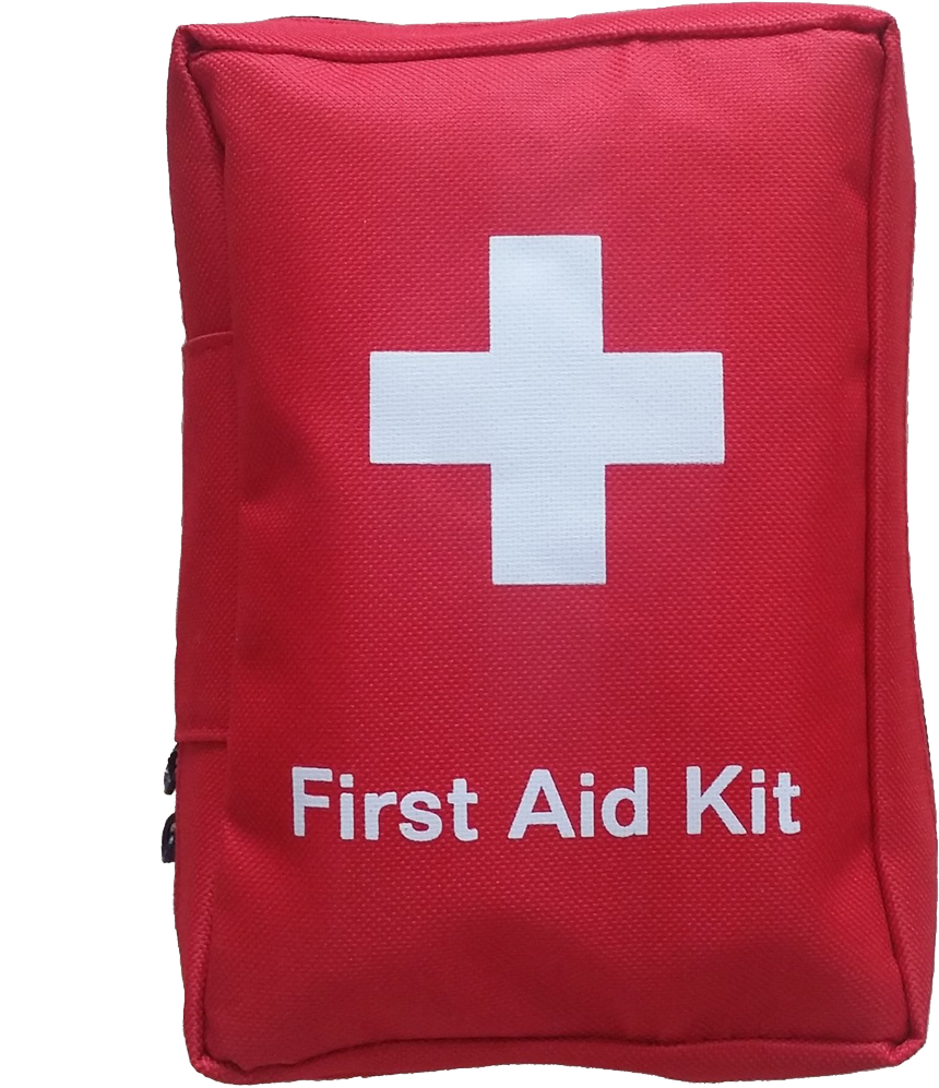 Red First Aid Kit Bag PNG