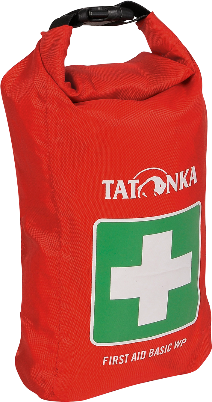 Red First Aid Kit Bag Tatonka PNG