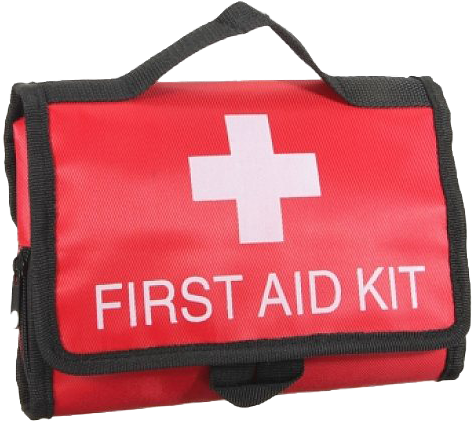 Red First Aid Kit Bag PNG