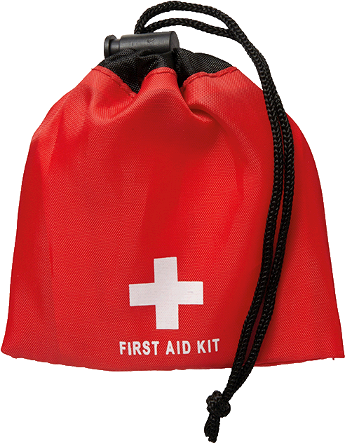 Red First Aid Kit Bag PNG