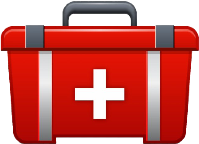 Red First Aid Kit Icon PNG