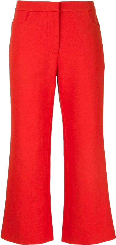 Red Flared Trousers.png PNG