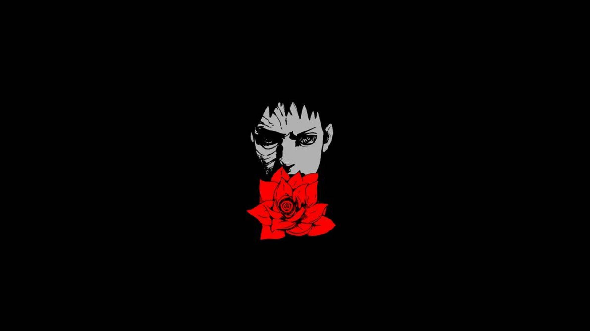 Red Flower Art Obito