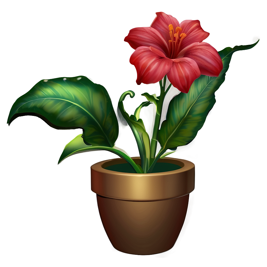 Red Flowers Fantasy Png 45 PNG