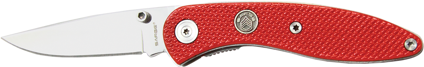 Red Folding Pocket Knife PNG