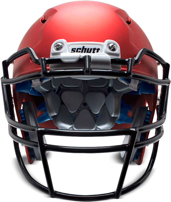 Download Red Football Helmet Schutt Front View 