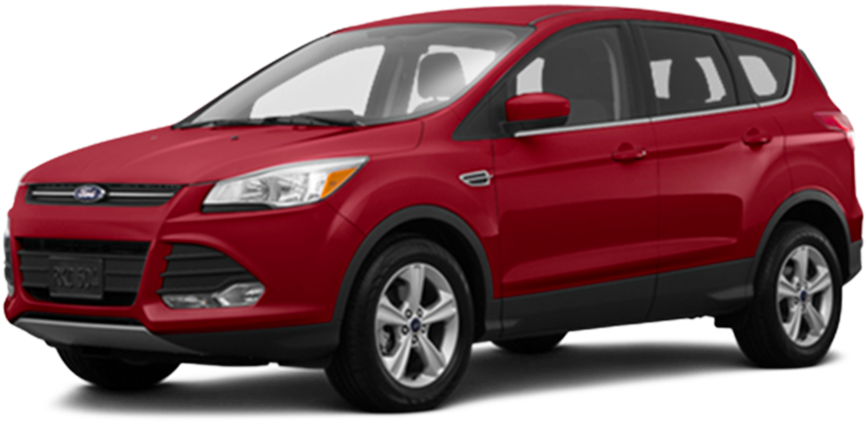 Red Ford Escape S U V Profile View PNG