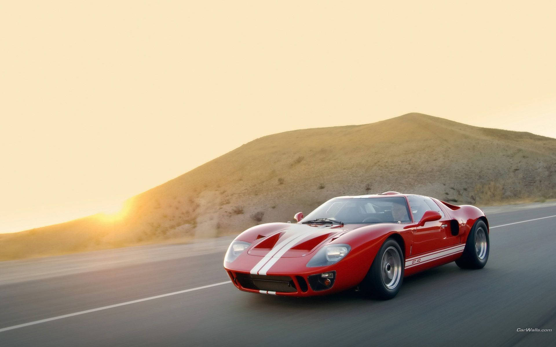 Red Ford Gt 40 Wallpaper