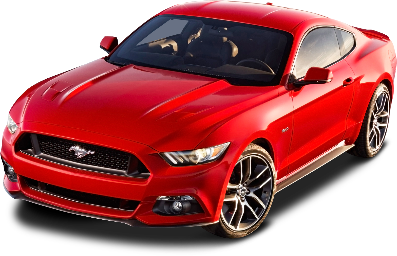 Red Ford Mustang G T Coupe PNG