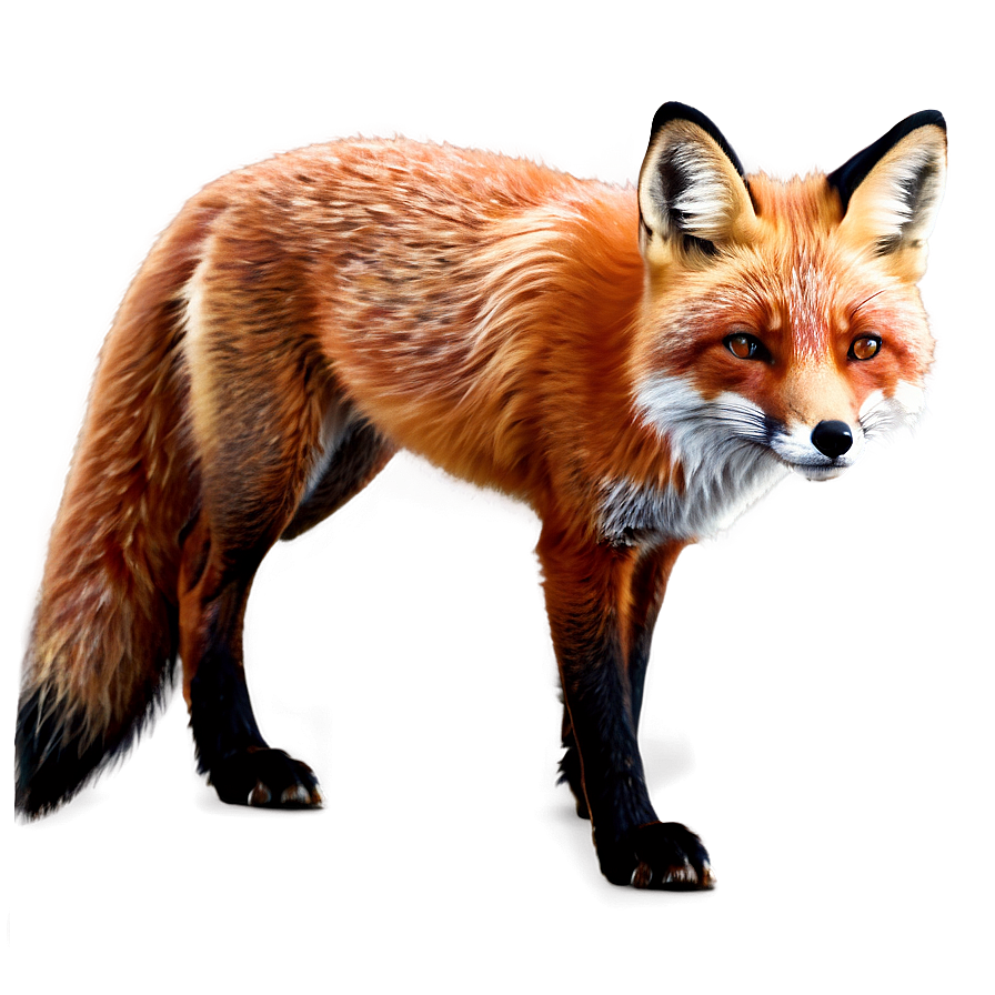 Red Fox Artwork Png 2 PNG