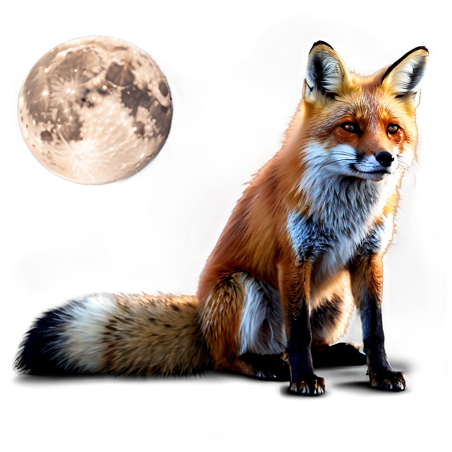 Red Fox At Night Png Gcj PNG