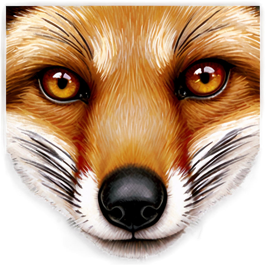 Red Fox Face Png 06242024 PNG