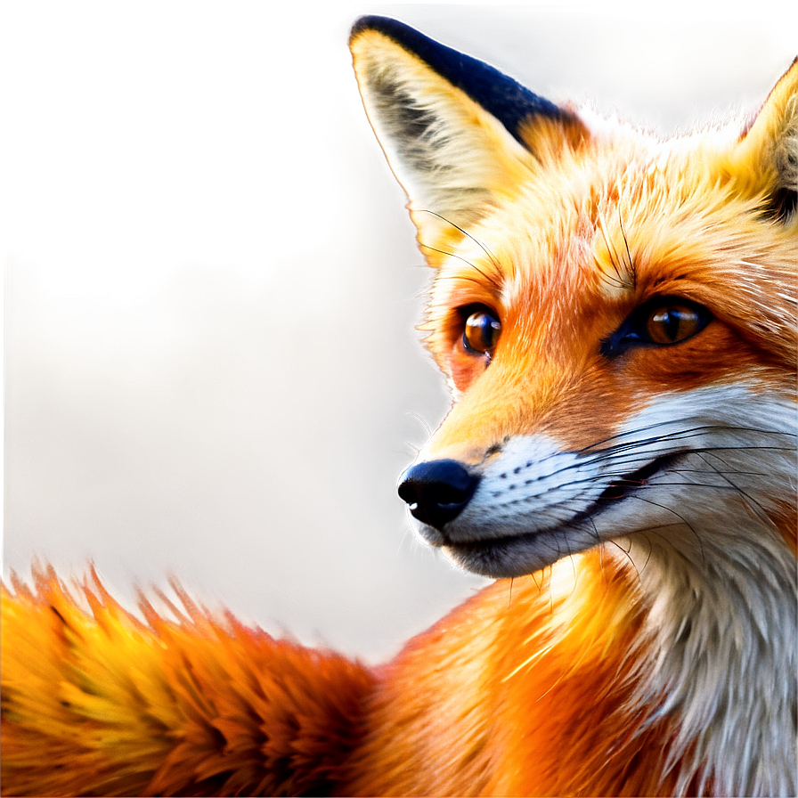 Red Fox Glance Png 06242024 PNG