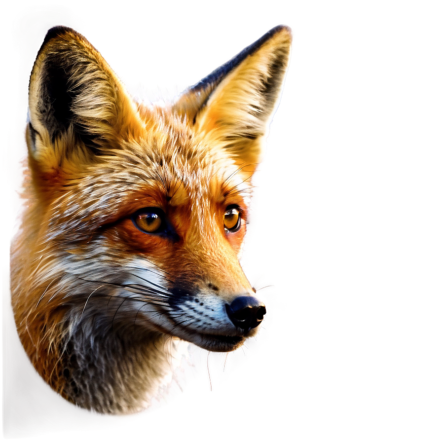 Red Fox Glance Png 06242024 PNG