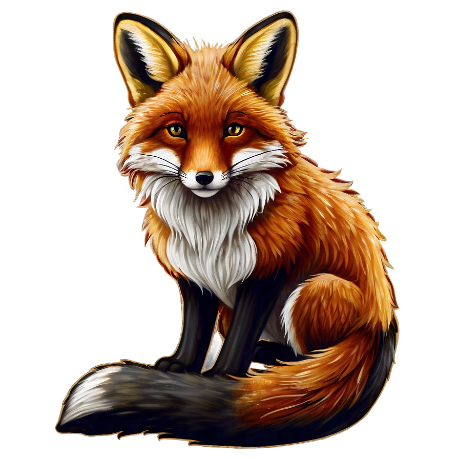 Red Fox Illustration Png 28 PNG